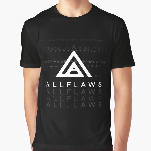 ALLFLAWS logo abstract Graphic T-Shirt