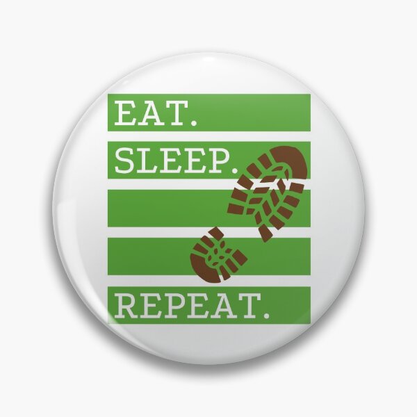 Item preview, Eat. Sleep. Hike. Repeat designed and sold by WonkeyCreations.