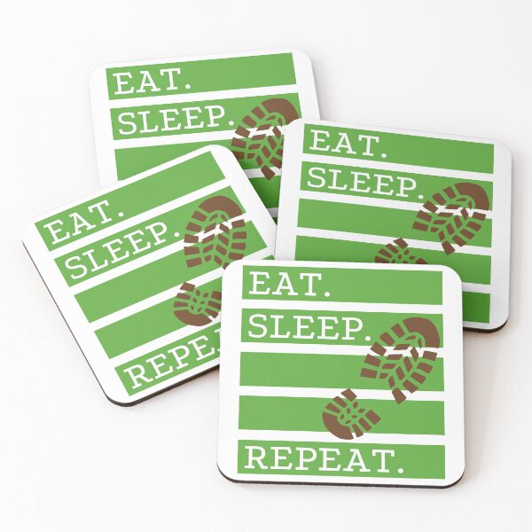Item preview, Eat. Sleep. Hike. Repeat designed and sold by WonkeyCreations.