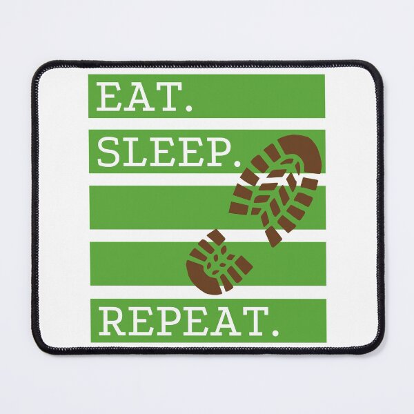 Item preview, Eat. Sleep. Hike. Repeat designed and sold by WonkeyCreations.