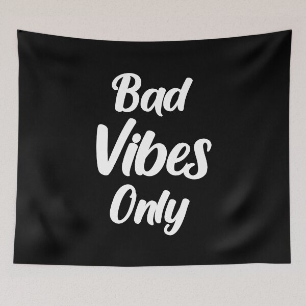 Item preview, Copy of Bad Vibes Only (white) designed and sold by zebi24.