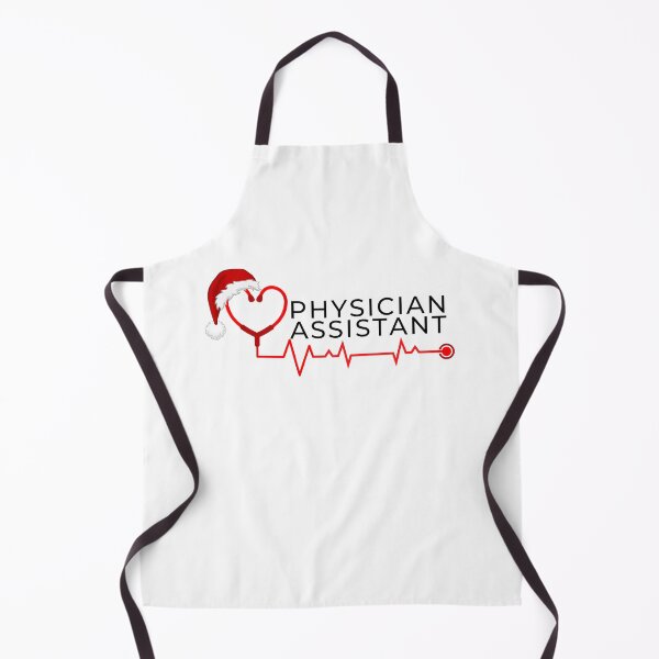 Item preview, Physician Assistant with stethoscope santa hat (black text)- PA Christmas - PA Christmas Holiday designed and sold by CaitU.