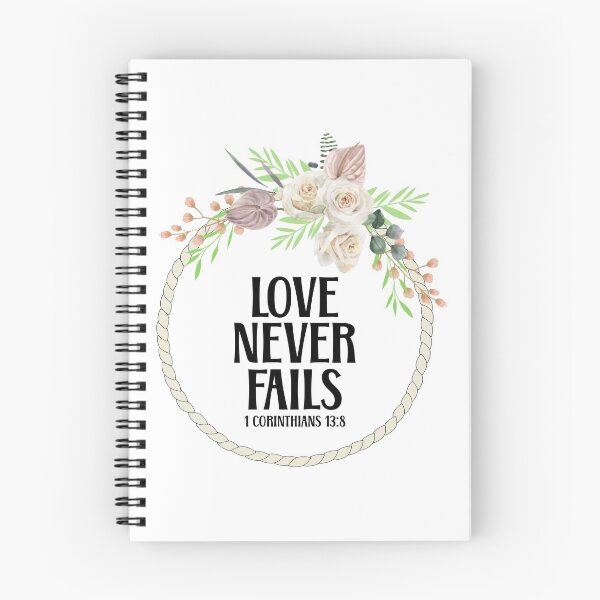 Item preview, 1 Corinthians 13:8 Love Never Fails designed and sold by Mariv19.