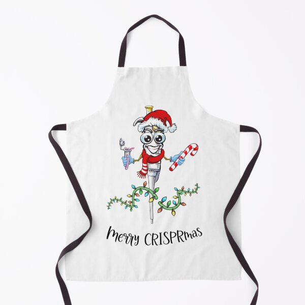 Item preview, Science Christmas Cartoon Design - Merry CRISPRmas Pipette and DNA lights designed and sold by Zit-Zat-Zot.