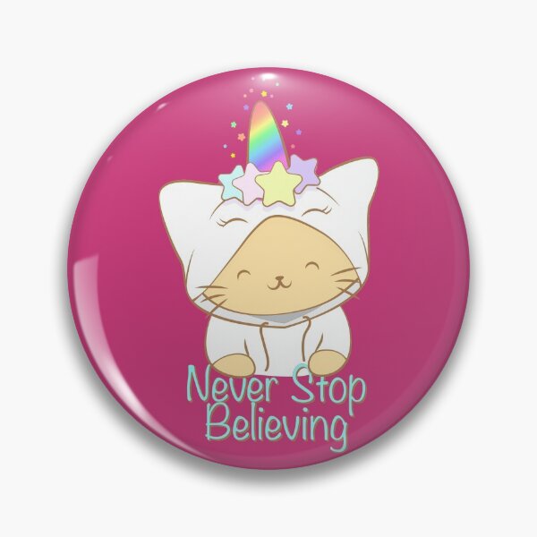 Item preview, Caticorn the Unicorn Cat in Hoodie - Never Stop Believing (in Magic) designed and sold by Irene Koh.