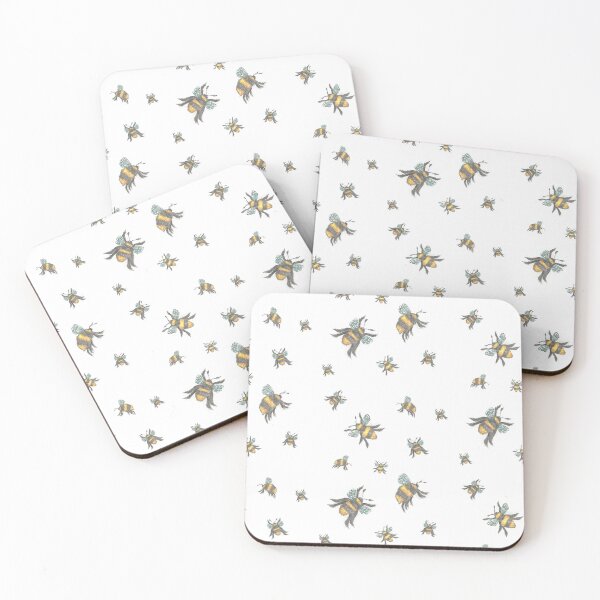 Item preview, hand-drawn bee pattern designed and sold by nesxdan.