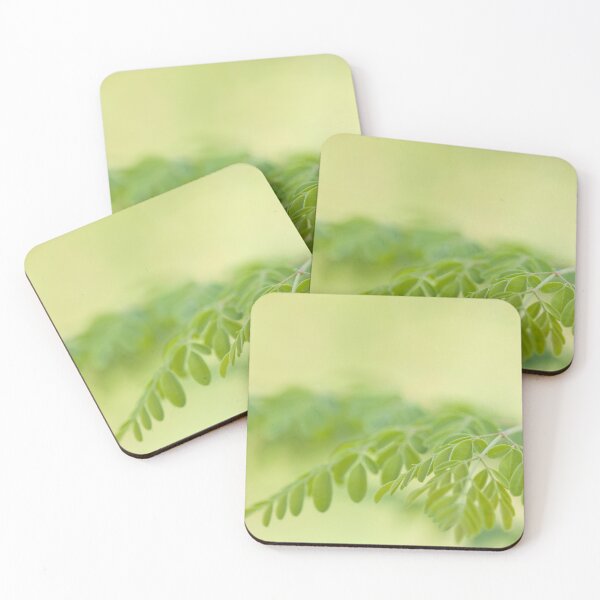 Item preview, macro shot of moringa leaves(moringa oleifera) designed and sold by rajeshbac.
