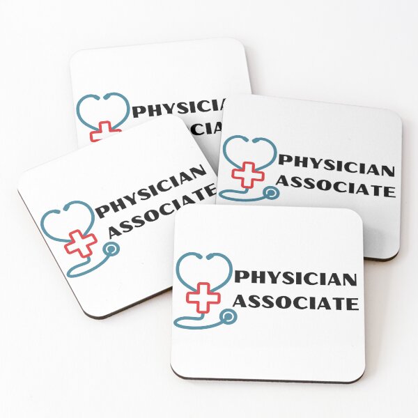 Item preview, Physician Associate with stethoscope (black text) - PA designed and sold by CaitU.