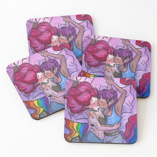 Item preview, lgbt pride love scene designed and sold by RuthAzul.