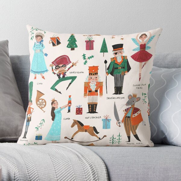 Nutcracker throw outlet pillows