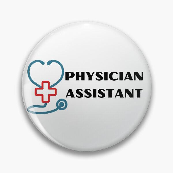 Item preview, Physician Assistant with stethoscope (black text) - PA designed and sold by CaitU.