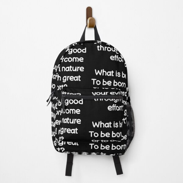 Item preview, What is better? To be born good or to overcome your evil nature through great effort? designed and sold by Gamerss4Life.