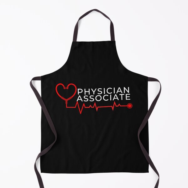 Item preview, Physician Associate with stethoscope heart beat (white text)- PA Grad Gift - Physician Associate Graduation Gift designed and sold by CaitU.