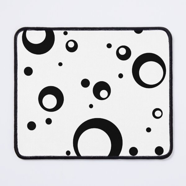 Item preview, Dalmatian bubbles Circle sphere Black and white Graphic square designed and sold by MirgoDesign.
