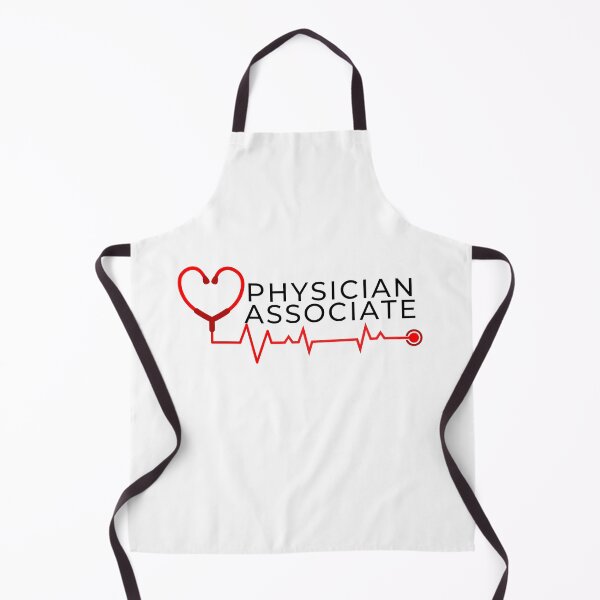Item preview, Physician Associate with stethoscope with heart beat (black text)- PA Grad Gift- Physician Associate Graduation Gift designed and sold by CaitU.