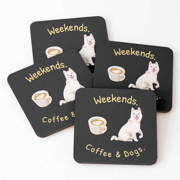 Item preview, Weekends, Coffee & Dogs designed and sold by Mechanical-Artt.