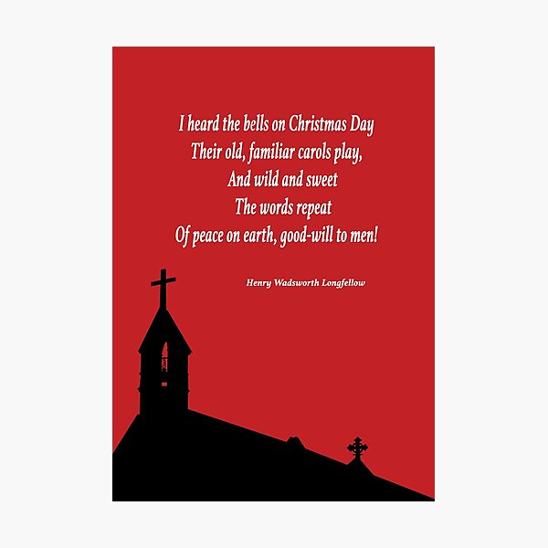 Item preview, Christmas Bells (Seasonal Poem) designed and sold by ThatsNovelGifts.