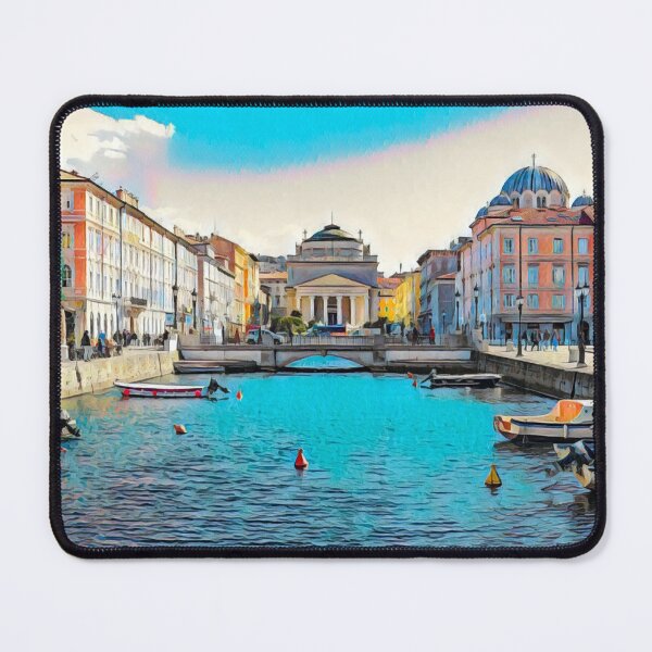 Trieste Streets Mouse Pad