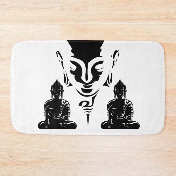 Item preview, Buddha Zen Meditation Buda Black Illustration Design designed and sold by jmc-aas.