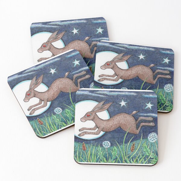 Item preview, Hare Running in Colour designed and sold by Kerina Strevens.