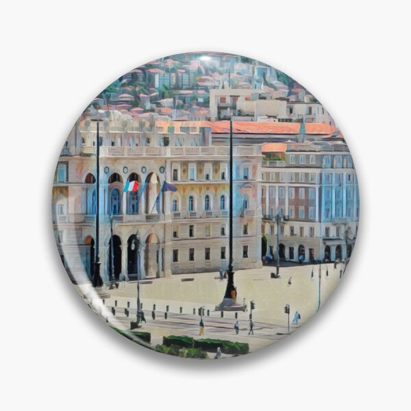 Item preview, Trieste Skyline designed and sold by Sofia-Draws.