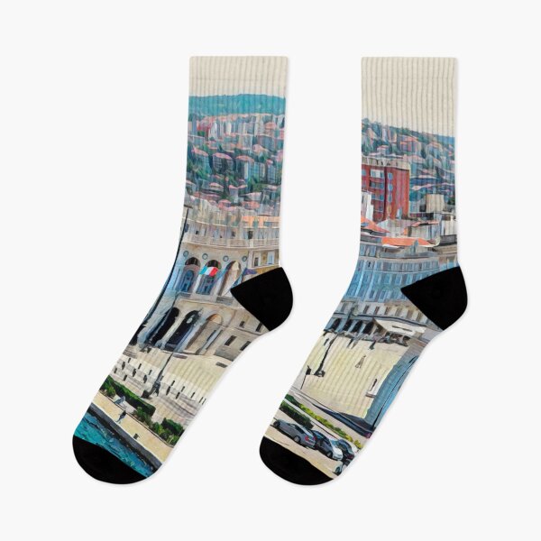 Item preview, Trieste Skyline designed and sold by Sofia-Draws.