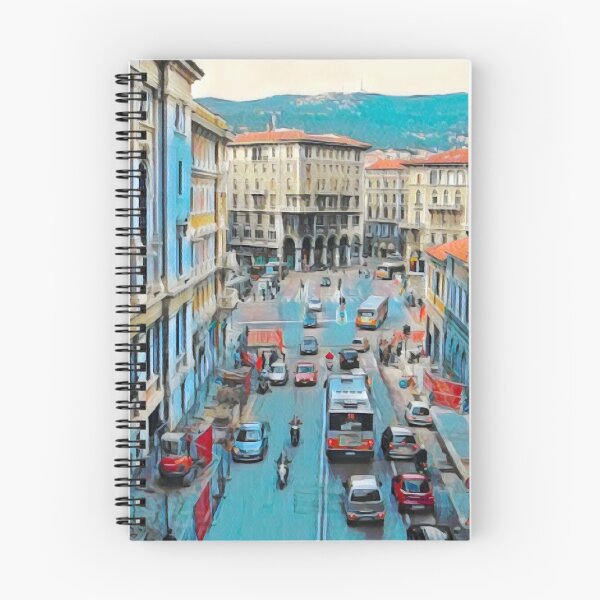 Item preview, Streets of Trieste designed and sold by Sofia-Draws.