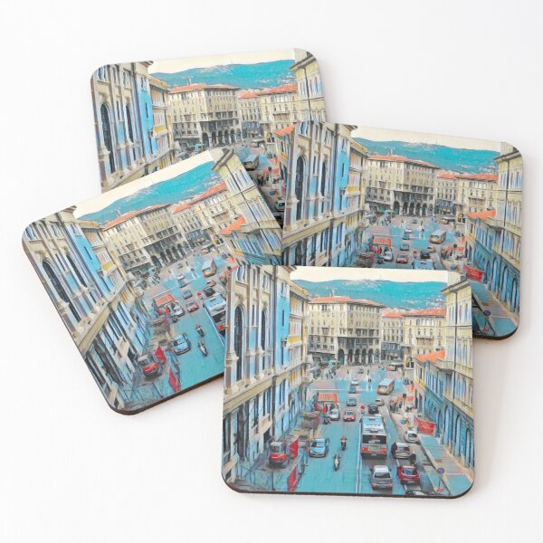Item preview, Streets of Trieste designed and sold by Sofia-Draws.