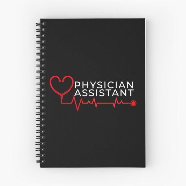 Item preview, Physician Assistant with stethoscope heart beat (white text)- PA Grad Gift - PA Graduation Gift designed and sold by CaitU.