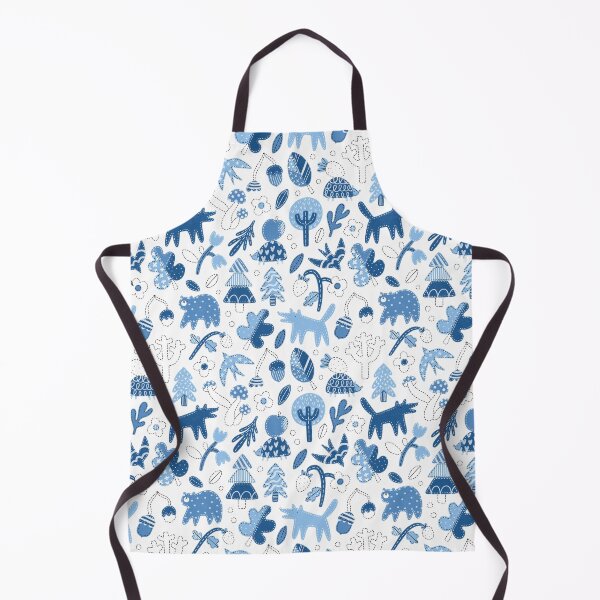 Aperçu de l'œuvre Illustration de modèle sans couture de patchwork denim woodland créée et vendue par stolenpencil.