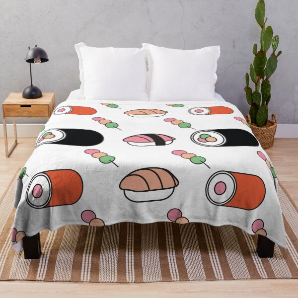 Item preview, cute japanese food sushi and sweets pattern designed and sold by DurianDesign.