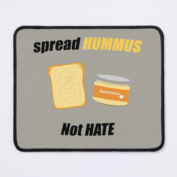 Item preview, spread hummus not hate vector art designed and sold by tita74.