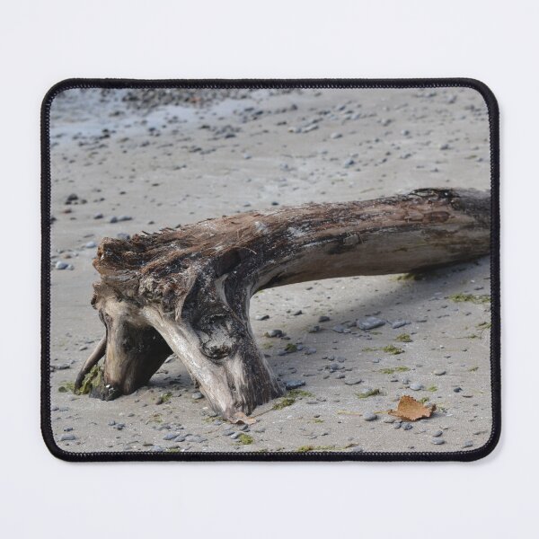 Item preview, Fallen tree on beach - downward facing dog designed and sold by NorthernSnappy.