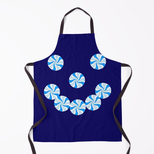 Item preview, Blue Peppermint Holiday Candy Smiling Face designed and sold by Deborah Camp.