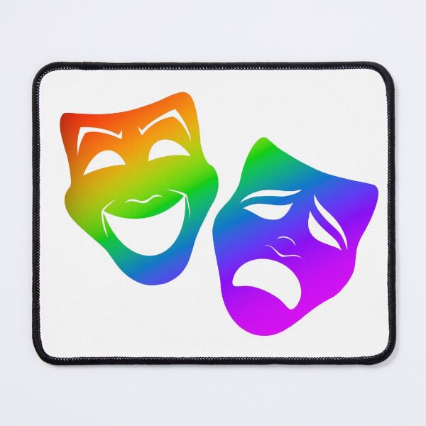Item preview, Comedy & Tragedy Masks designed and sold by Glenn Slingsby.