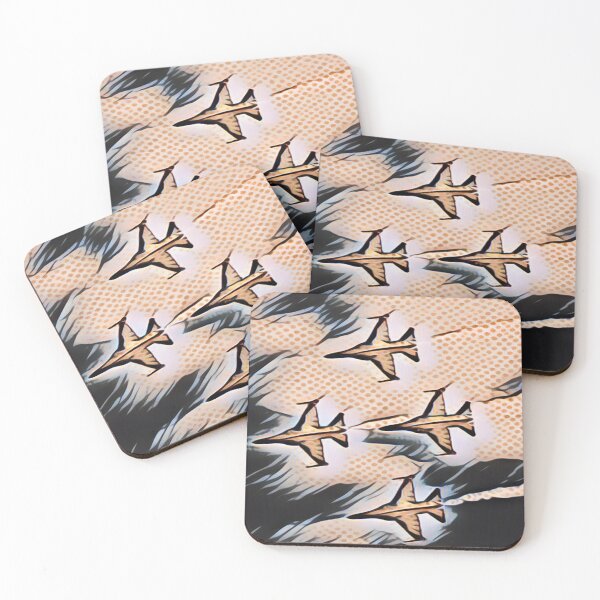 Item preview, Black Eagles Formation Bend In Pointillism designed and sold by Fearless-Fox.