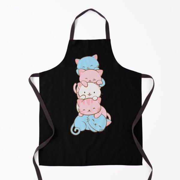 Item preview, Transgender Pride Flag Cute Kawaii Cats Subtle LGBTQ Trans Pride designed and sold by Irene Koh.