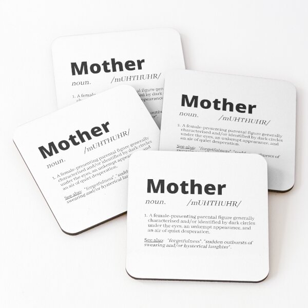 Item preview, Copy of Mother - noun - /mUHTHUHR/ - definition thereof (Light colours) designed and sold by Scribblehound.
