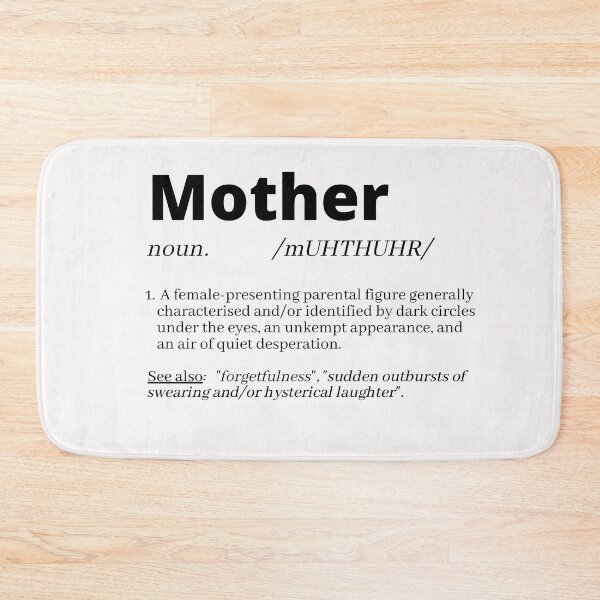 Item preview, Copy of Mother - noun - /mUHTHUHR/ - definition thereof (Light colours) designed and sold by Scribblehound.