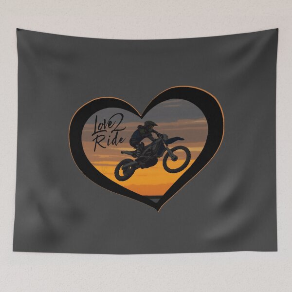 Item preview, Diseño de Love 2 Ride Motocross para entusiastas del motocross designed and sold by LifeCrush.