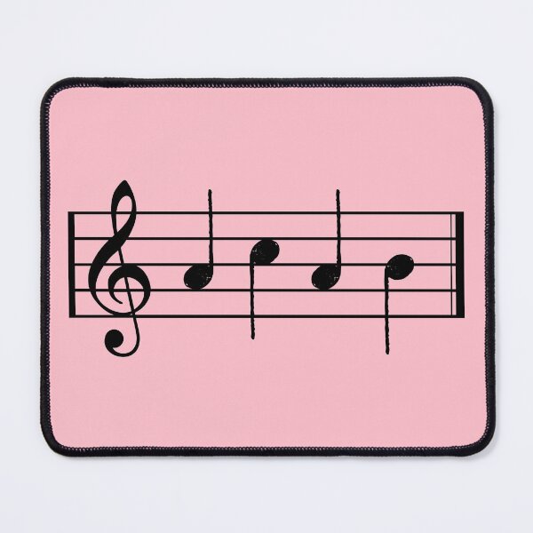 Item preview, ACAB In Musical Notes -Pink designed and sold by The Little Wood Cottage.