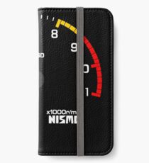 NISSAN スカイライン (NISSAN Skyline) R33 NISMO rev counter iPhone Flip-Case/Hülle/Skin