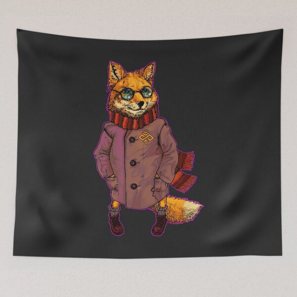 Item preview, red fox in coat designed and sold by Niti-Niti.