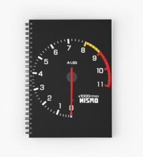 NISSAN N カ イ ン ン (NISSAN Skyline) R33 NISMO rev counter Spiral Notebook