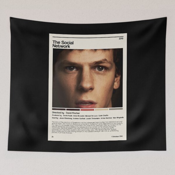 Item preview, Day Gifts The Social Network Minimalist Movie Gift For Everyone designed and sold by Justynbartell.