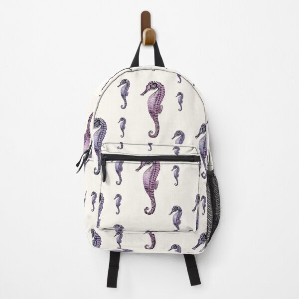 Item preview, Seahorses Mauve Purple Watercolor Art Pattern designed and sold by adriana-holmes.