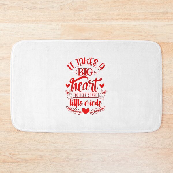Item preview, It Takes A Big Heart To Help Shape Little Minds Teacher Quote designed and sold by Open Canvas.