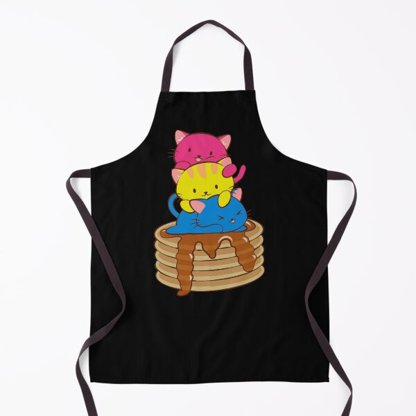 Item preview, Pansexual Pride Flag Kawaii Cats on Pancakes designed and sold by Irene Koh.