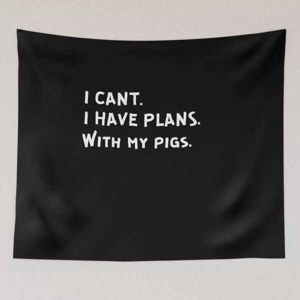 Item preview, Fun and Humour Pig Quote designed and sold by Brimwood.