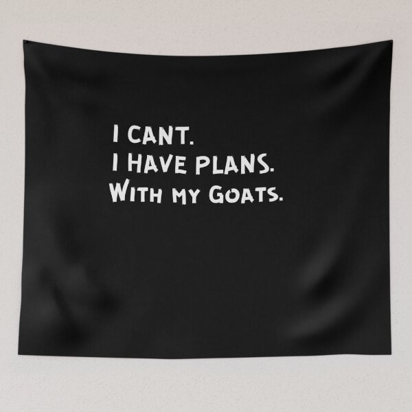 Item preview, Fun and Humour Goats Quote designed and sold by Brimwood.